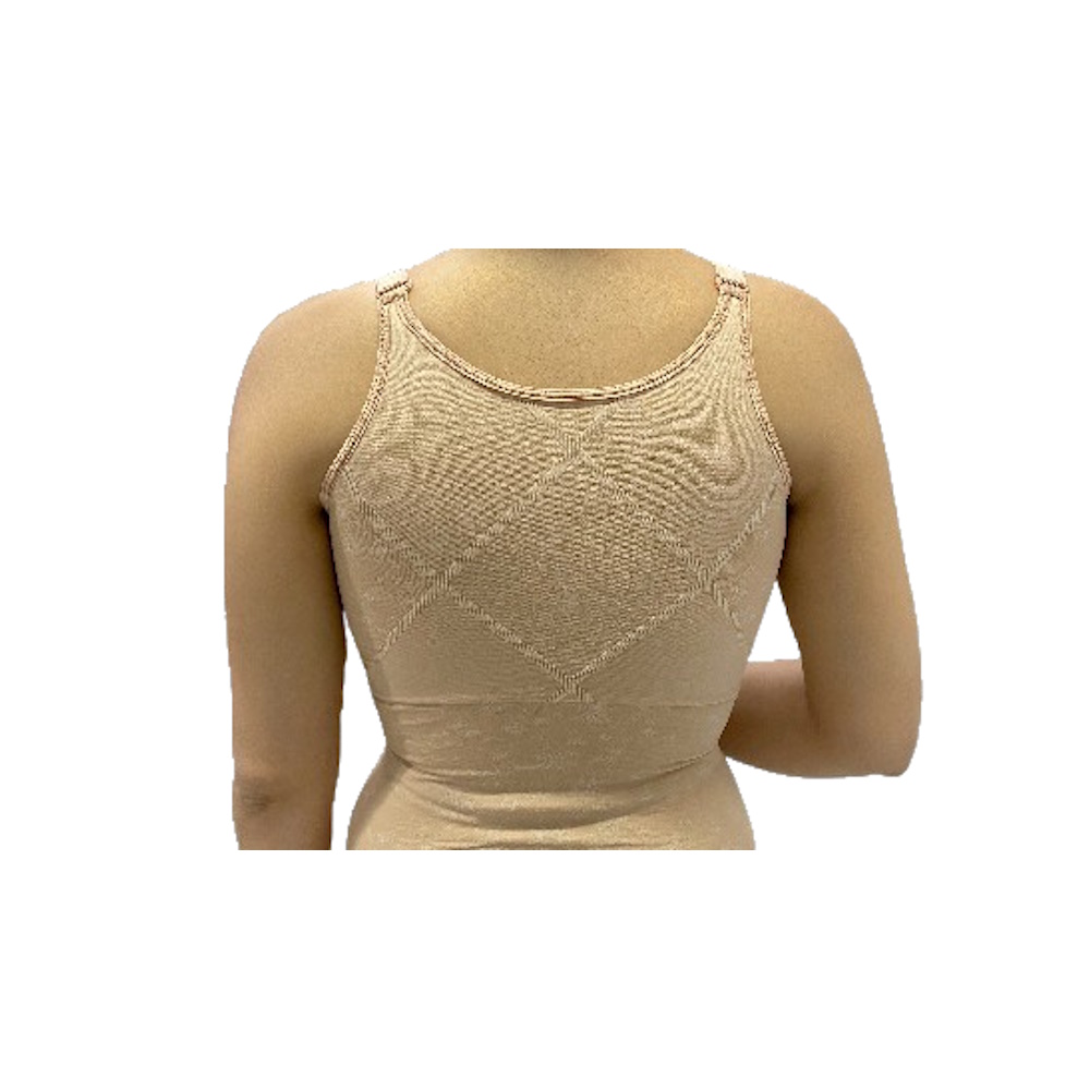 Foto 5 pulgar | Camisa Materna C/tirantes Hilado Cobre Beige Medivaric