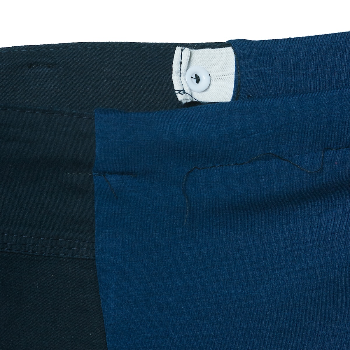 Foto 5 pulgar | Pantalón Pescador de Maternidad de Gabardina Azul para Mujer