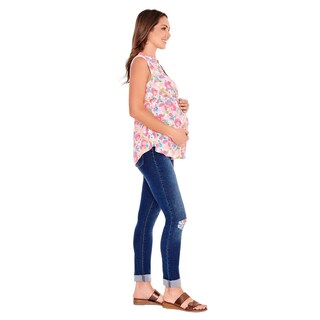 Foto 3 | Jeans de Maternidad Ilusión Azul