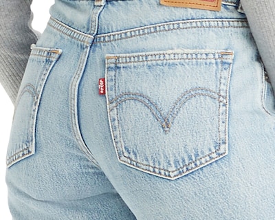Foto 4 | Jeans Superlow Levi’s A7498-0000 Mujer Azul Claro