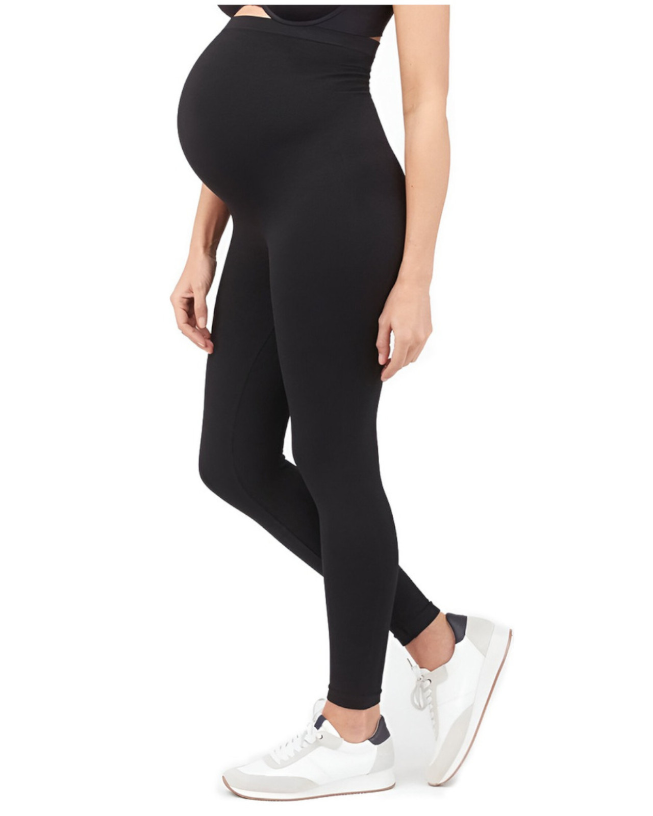 Foto 4 pulgar | Pack 3 Leggins de Maternidad Loving Moments Negros