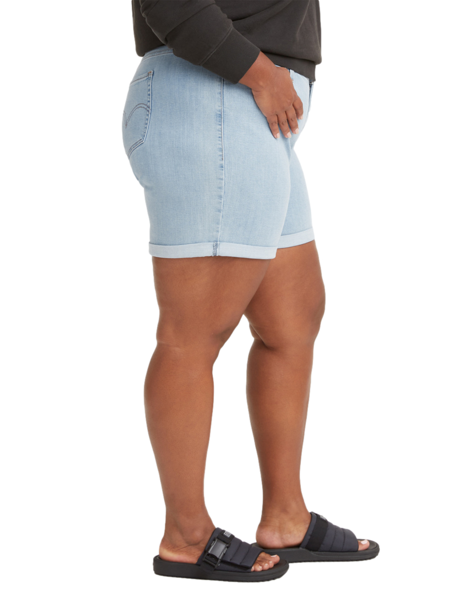 Foto 3 pulgar | Short Levi's Plus Mid Length para Mujer