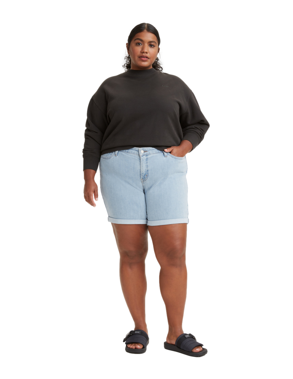 Foto 5 pulgar | Short Levi's Plus Mid Length para Mujer