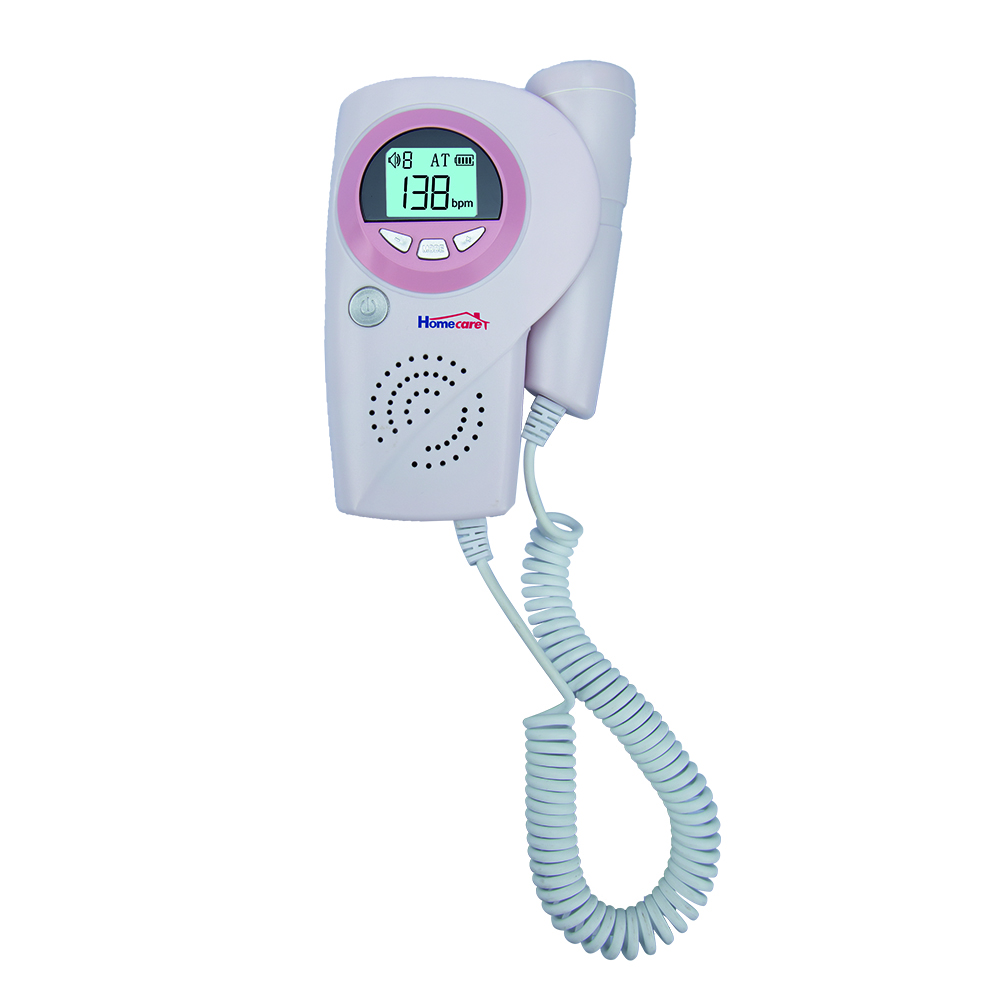 Foto 3 pulgar | Doppler Fetal 3.0 Mhz Homecare 100a color Rosa con Blanco