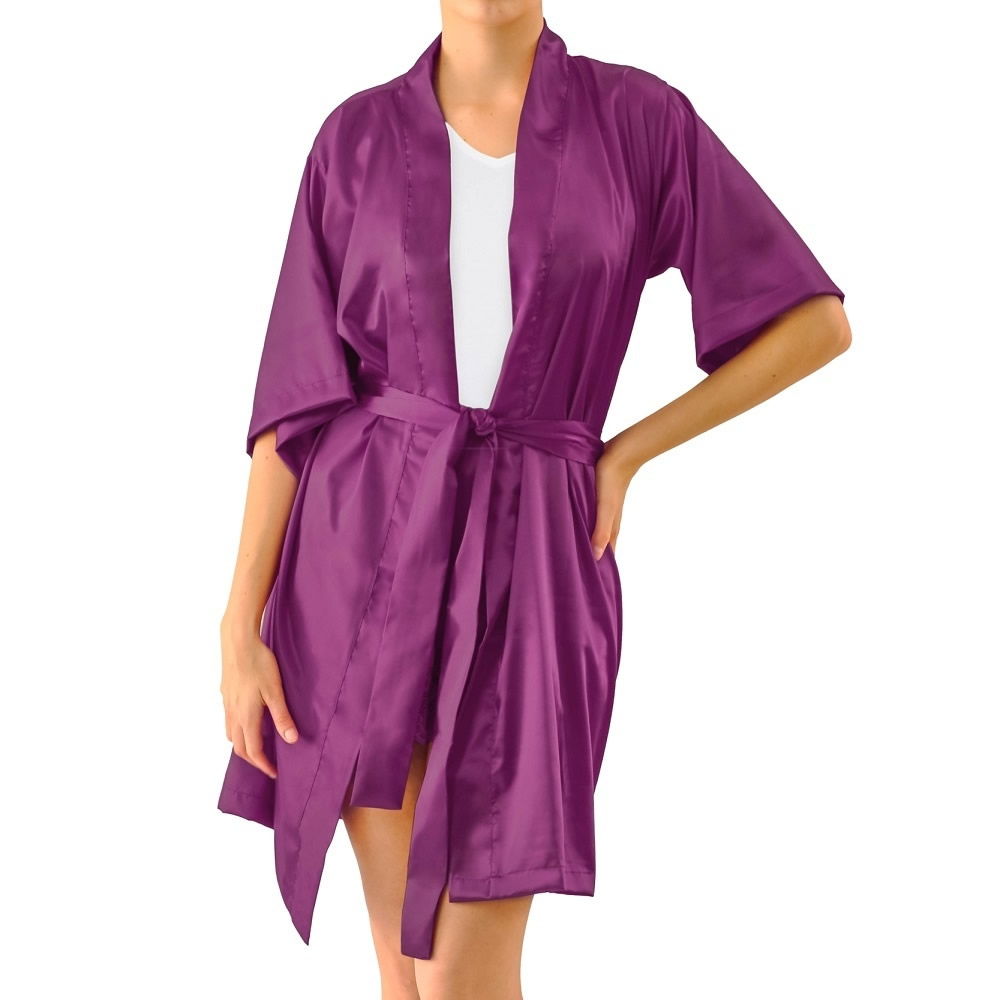 Foto 1 | Bata para Dormir Bellati 377 color Morado Cómoda, Suave y Fresca