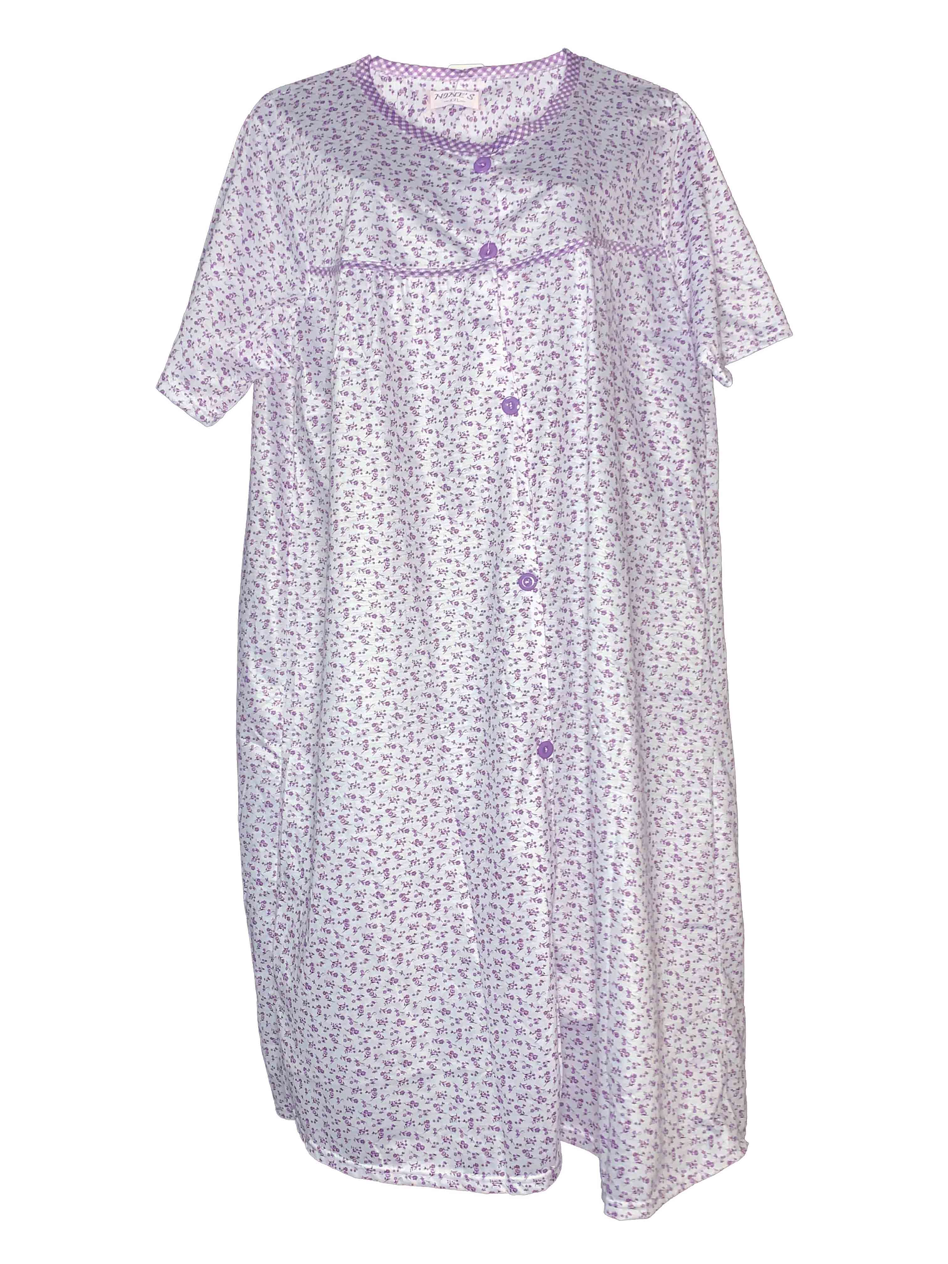Bata para Dormir Tatys Fashion Suave y Cómoda color Púrpura