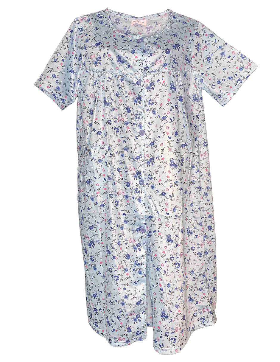 Foto 4 pulgar | Bata para Dormir Tatys Fashion Suave y Cómoda color Azul