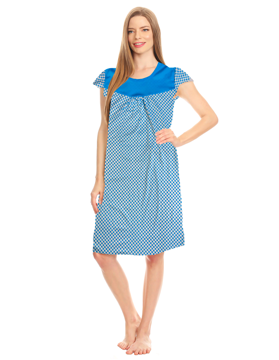 Foto 1 | Bata para Dormir Tatys Fashion Suave y Cómoda color Azul Celeste