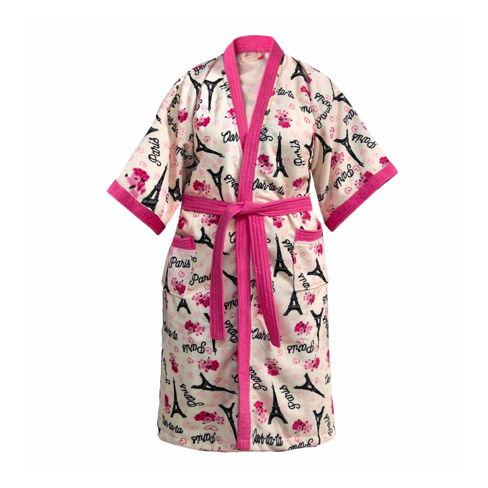 Foto 3 pulgar | Bata Elefantito Hogar Superabsorbente París Rosa + Accesorios para Mujer