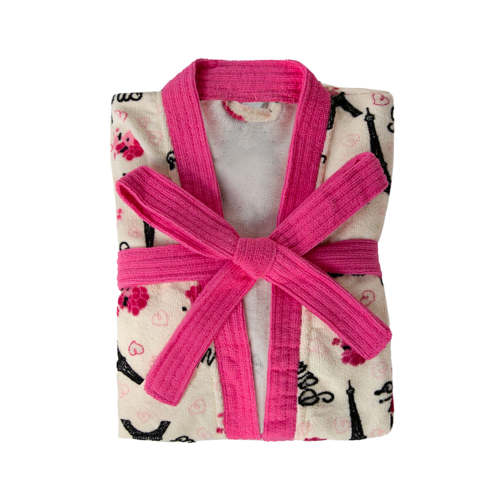 Foto 5 pulgar | Bata Elefantito Hogar Superabsorbente París Rosa + Accesorios para Mujer