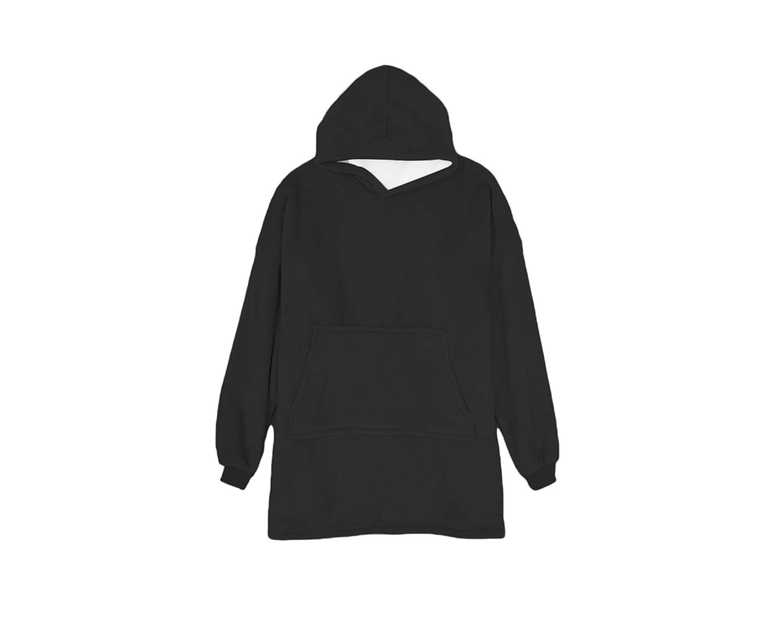 Foto 3 pulgar | Sudadera Cobija De Manta Térmica Con Capucha ,mangas Y Bolsillo Ligera Negra Unisex Bluelander
