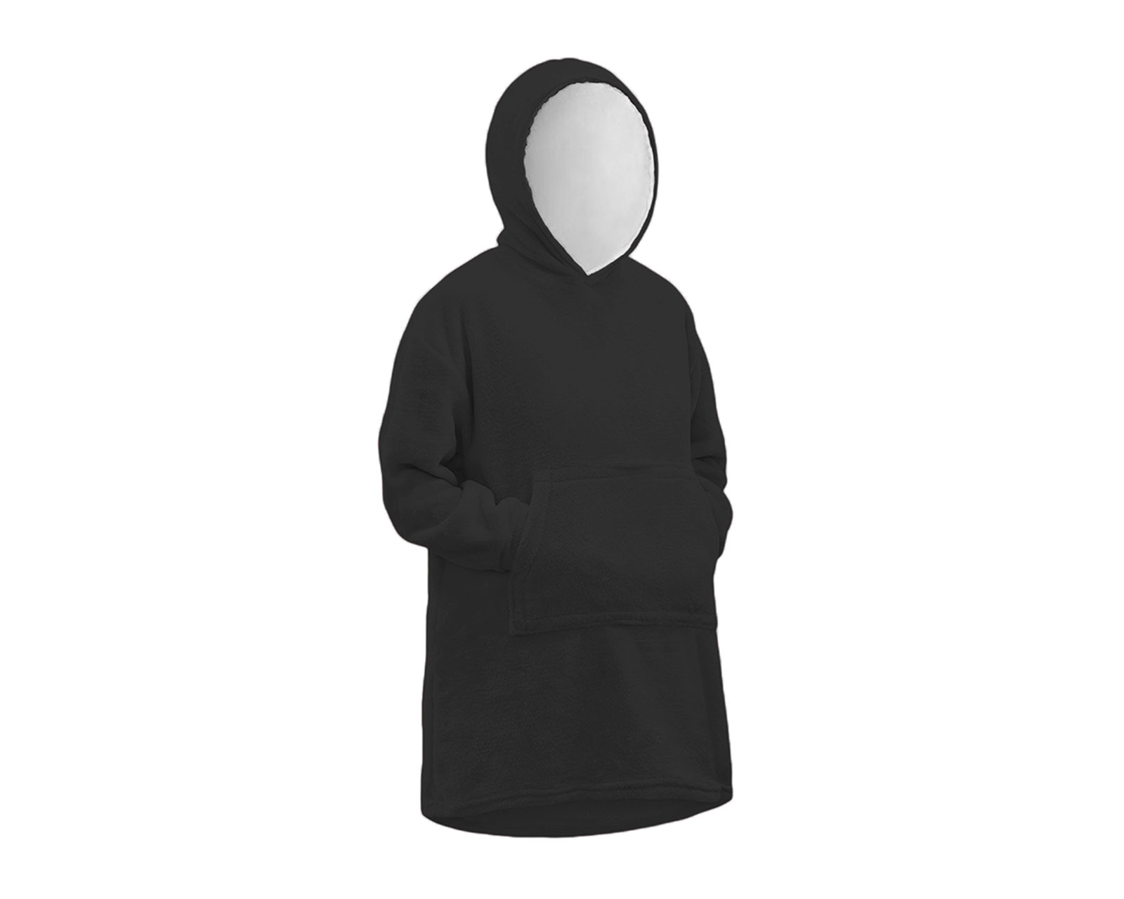 Foto 4 pulgar | Sudadera Cobija De Manta Térmica Con Capucha ,mangas Y Bolsillo Ligera Negra Unisex Bluelander