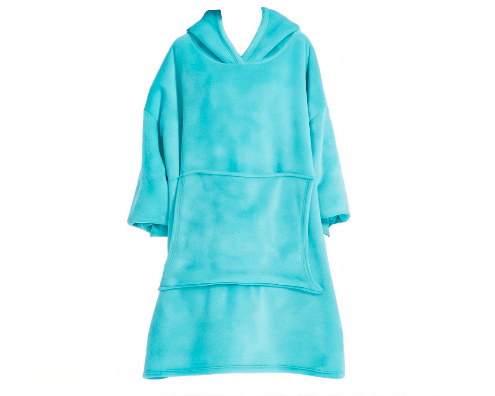 Foto 4 pulgar | Sudadera Cobija Manta Con Borrega Unitalla Térmica Azul Bluelander