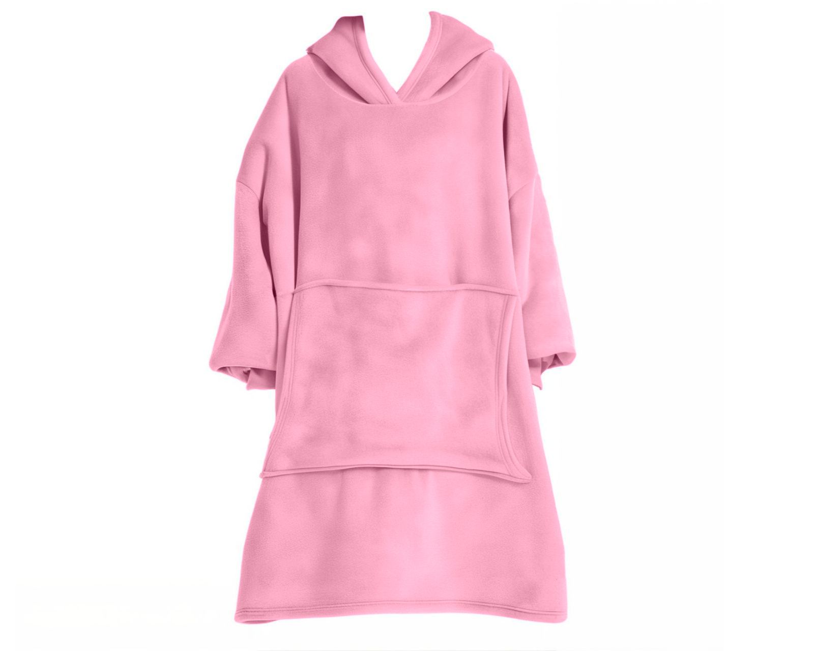 Foto 3 pulgar | Sudadera Cobija Manta Con Borrega Unitalla Térmica Rosa Bluelander