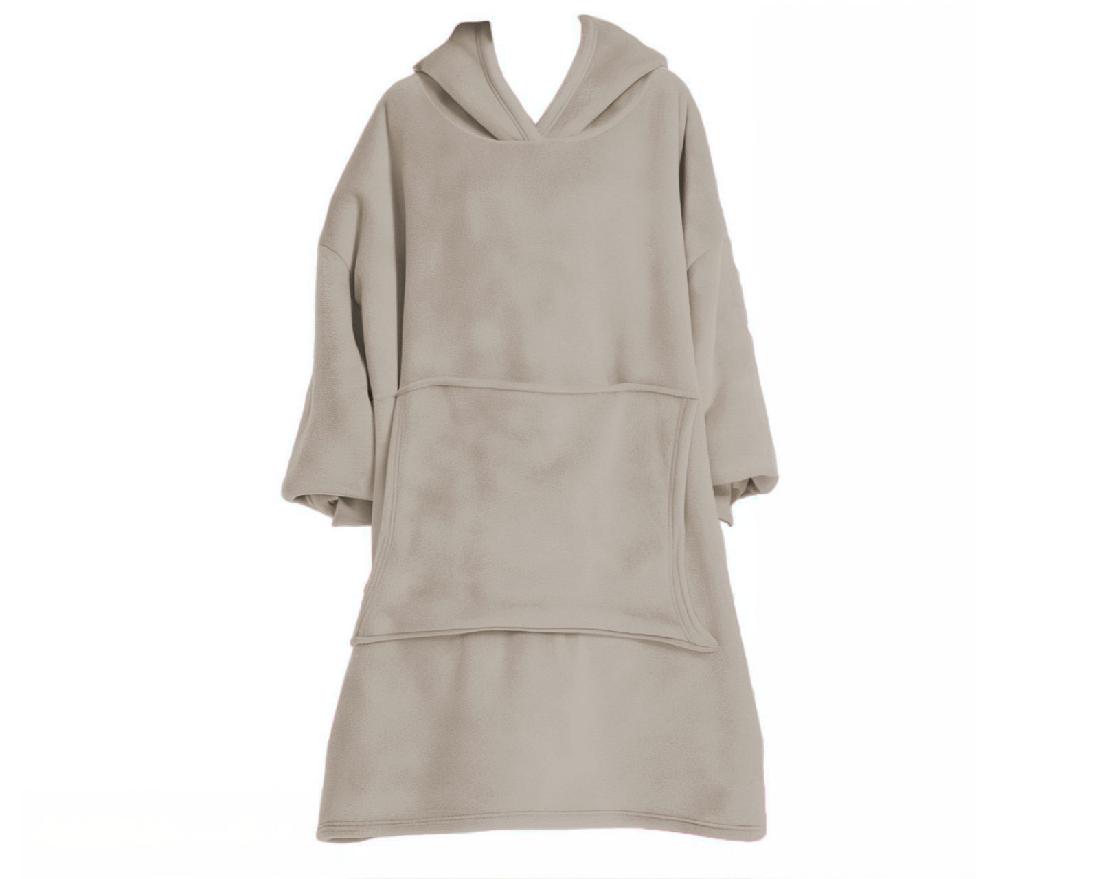 Foto 3 pulgar | Sudadera Cobija Manta Con Borrega Unitalla Térmica Gris Bluelander
