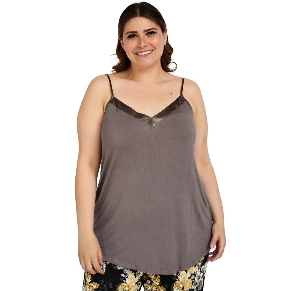 Foto 5 pulgar | Pijama Jocelyn Smith Collection color Gris para Mujer