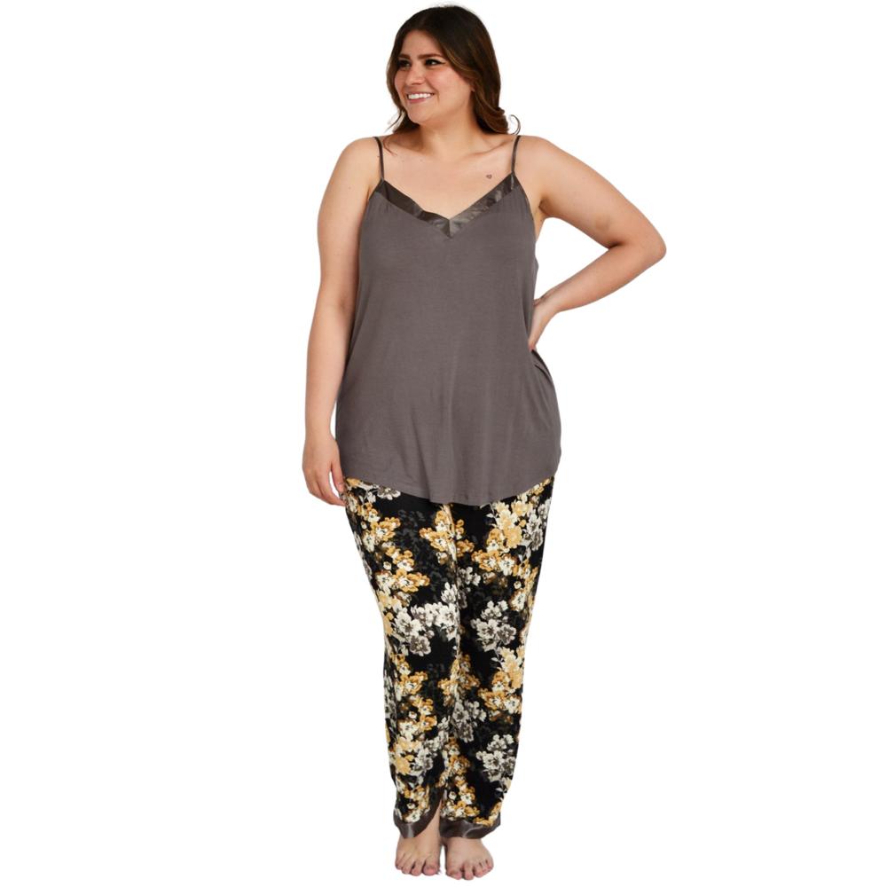 Foto 6 | Pijama Jocelyn Smith Collection color Gris para Mujer