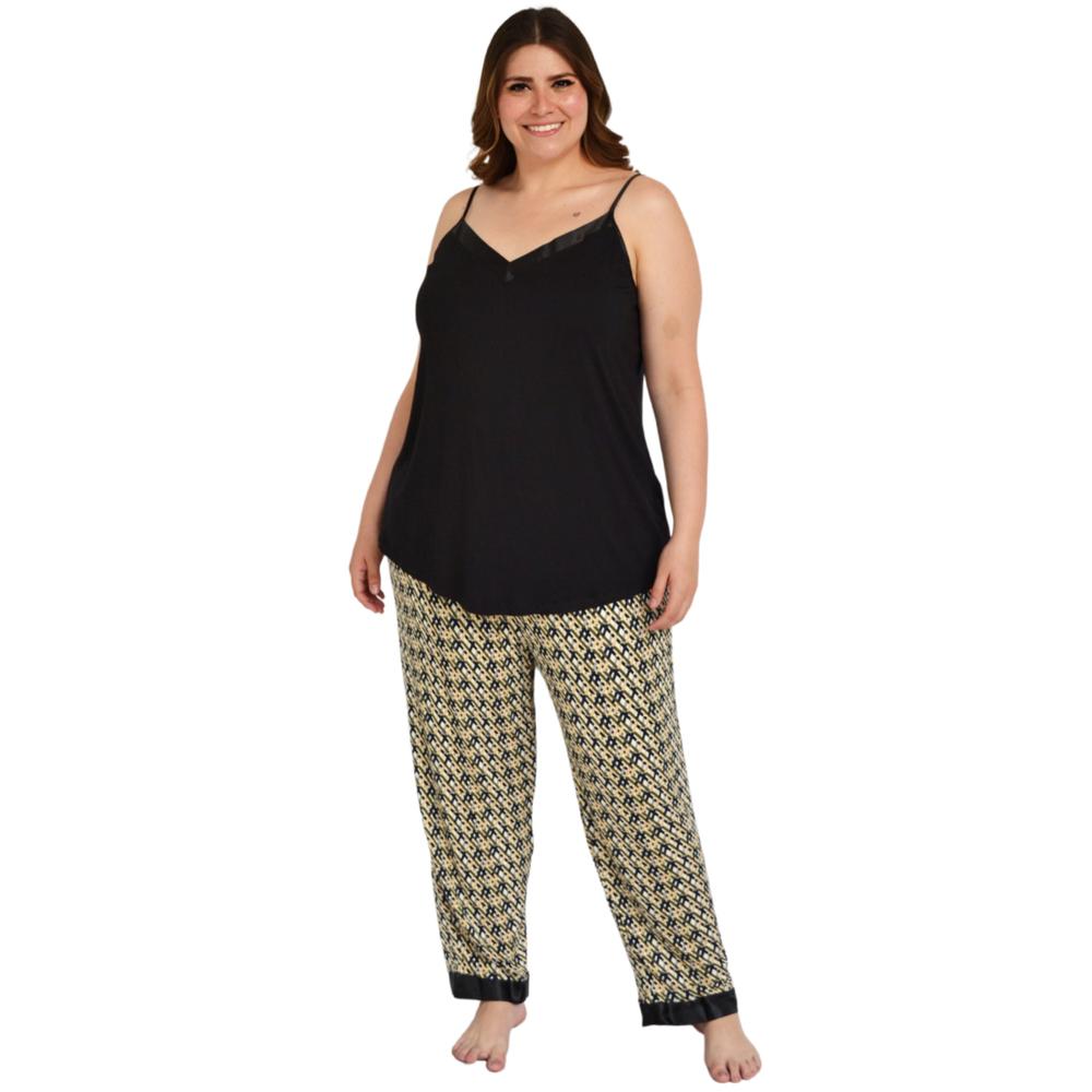 Foto 2 pulgar | Pijama Jocelyn Smith Collection color Negro para Mujer