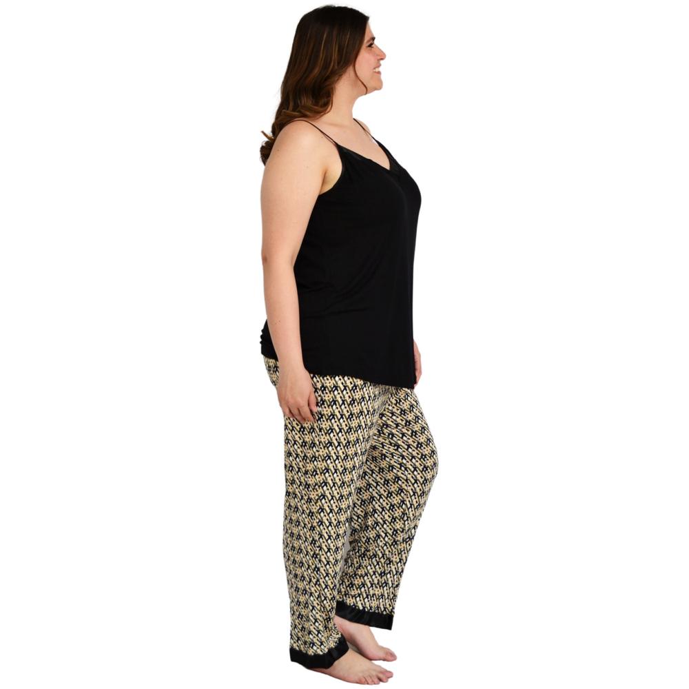 Foto 3 pulgar | Pijama Jocelyn Smith Collection color Negro para Mujer