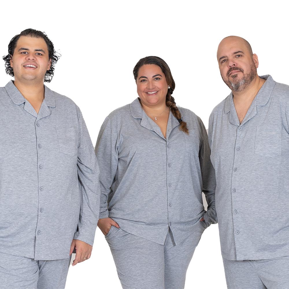 Foto 3 pulgar | Pijama Love My Fit Unisex color Gris