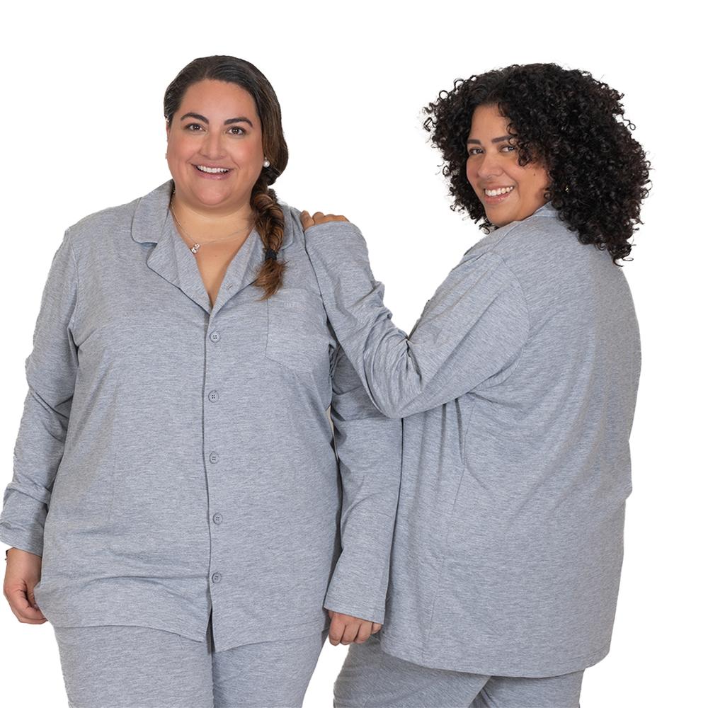 Foto 4 pulgar | Pijama Love My Fit Unisex color Gris