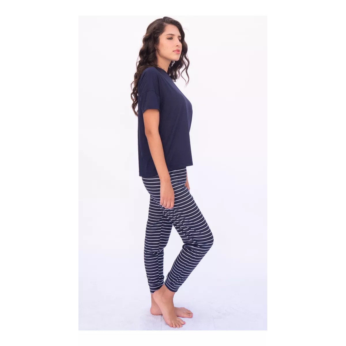 Foto 2 | Pijama De Dama Para Verano I Love Shape Azul M9032a Xg