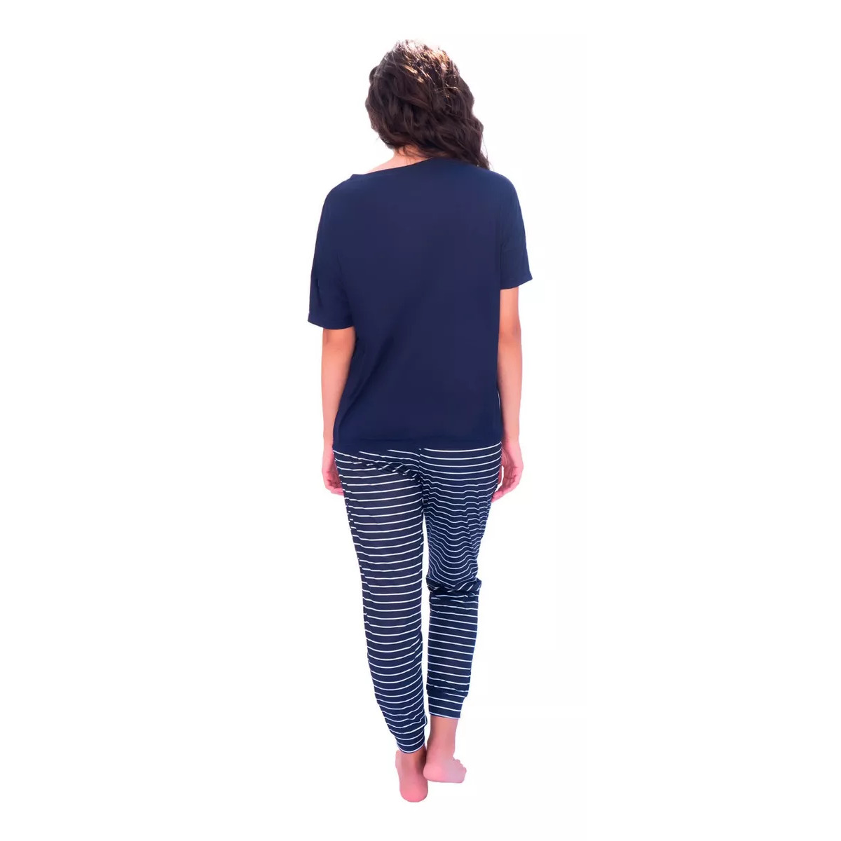 Foto 5 pulgar | Pijama De Dama Para Verano I Love Shape Azul M9032a Xg