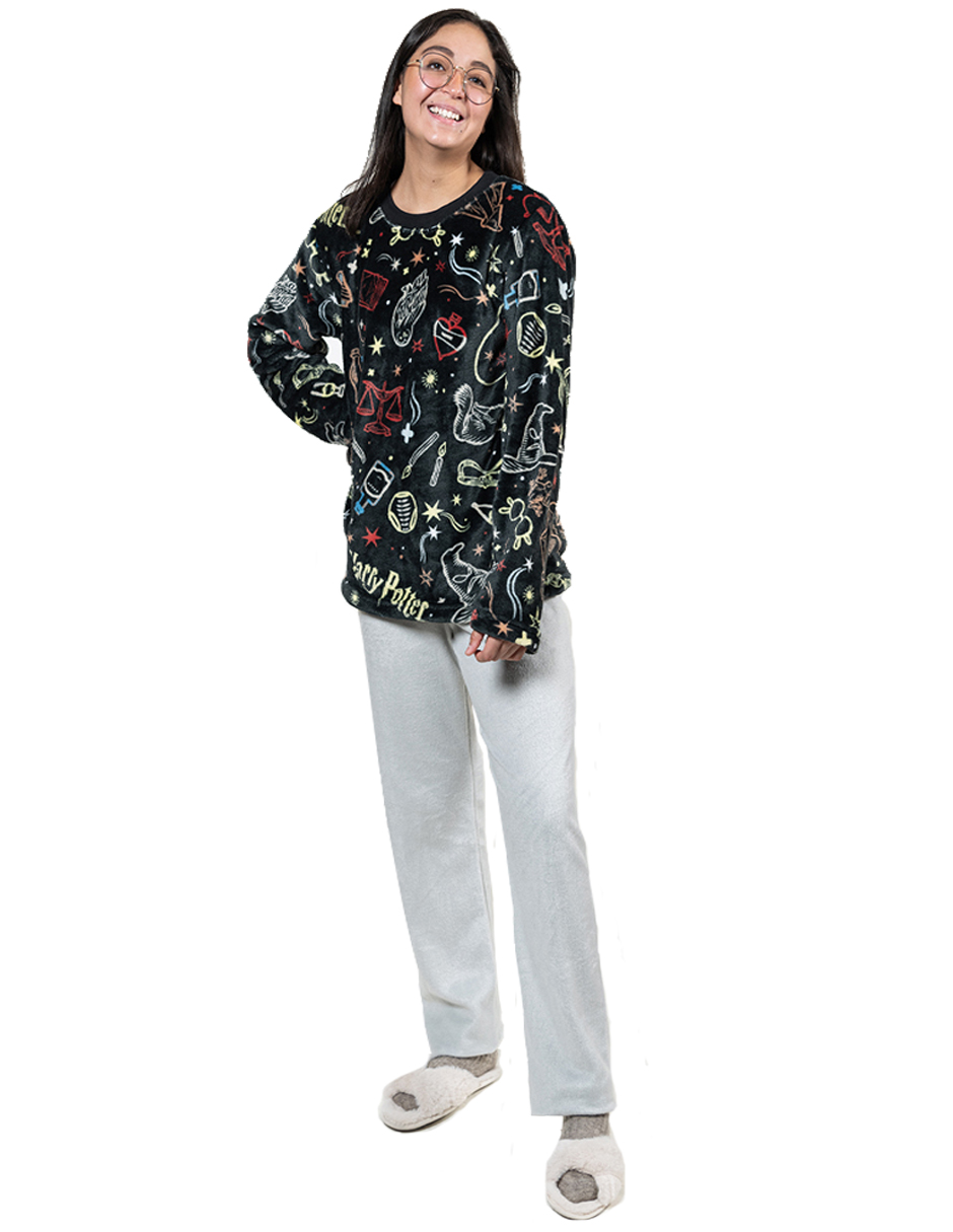 Foto 1 | Pijama Vianney Chica Harry Potter color Marino