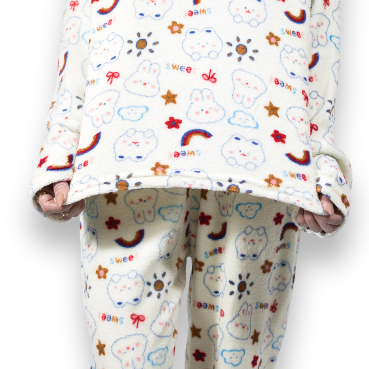 Foto 3 | Pijama Afelpada de Mujer Pij-035-2 Diseño Único Tela Polar
