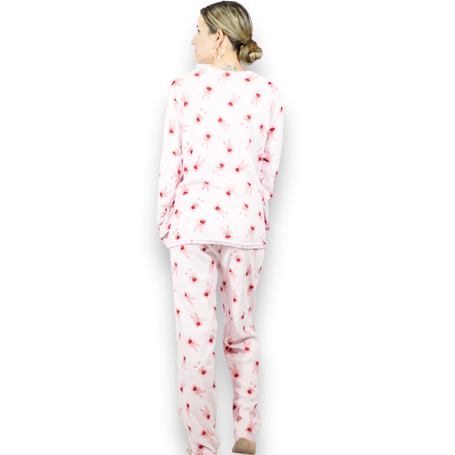 Foto 3 pulgar | Pijama Afelpada de Mujer Pij-035-2 Diseño Único Tela Polar
