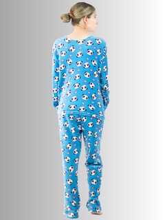 Foto 3 | Pijama Azul para Mujer