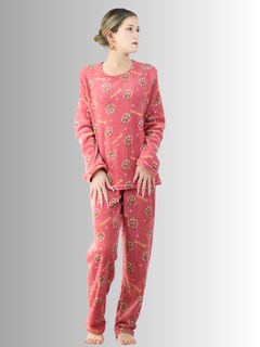 Foto 2 | Pijama Afelpada Pij-035-2 Diseño Único de Tela Polar para Mujer