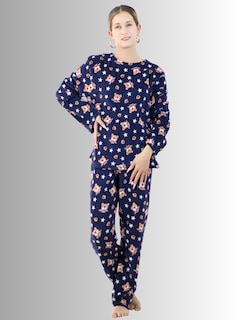Foto 1 | Pijama Afelpada De Mujer Pij-035-2 Diseño Único Tela Polar