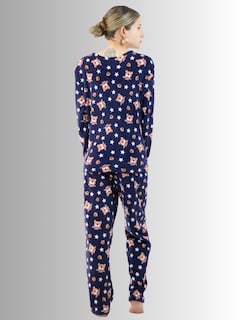 Foto 3 | Pijama Afelpada De Mujer Pij-035-2 Diseño Único Tela Polar