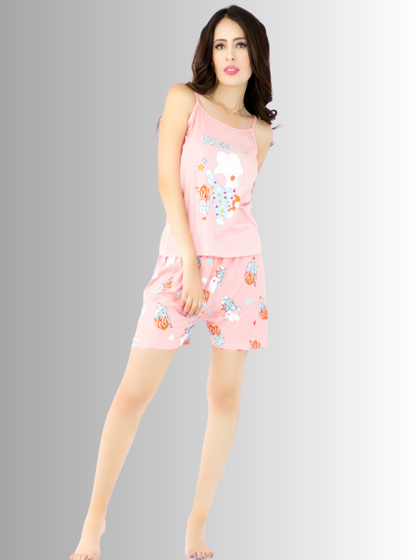 Foto 5 | Set de Pijama de 3 Piezas Para Mujer Pij-084 Diseño Único
