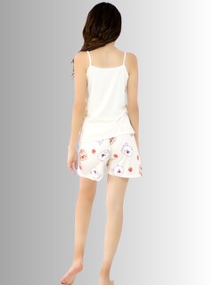 Foto 7 | Set de Pijama de 3 Piezas Pantalón Short y Blusa para Mujer Pij-084 Diseño Único
