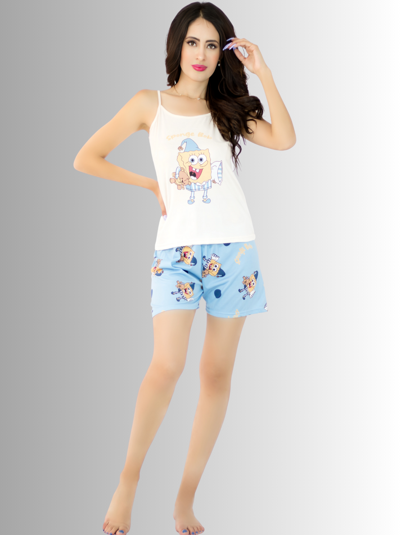 Foto 5 | Set de Pijama de 3 Piezas Para Mujer Pij-084 Diseño Único