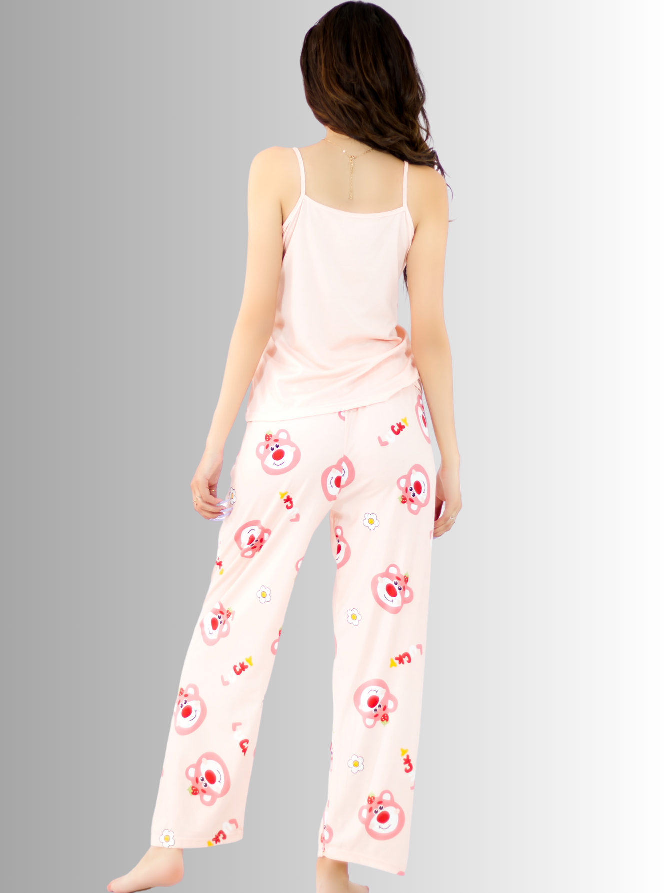 Foto 6 | Set De Pijama De 3 Piezas Pantalón/Short/Blusa Pij-084 Diseño Único para Mujer