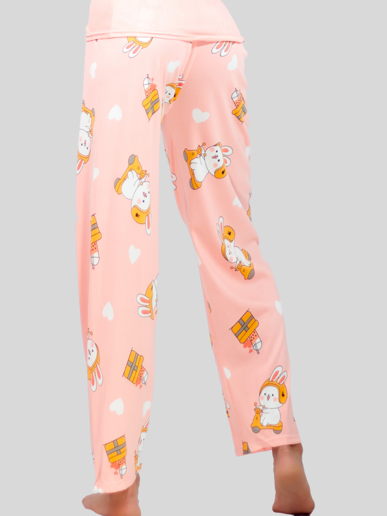 Foto 7 pulgar | Set Pijama de Pantalón y Blusa Pij-086 Estampado para Mujer