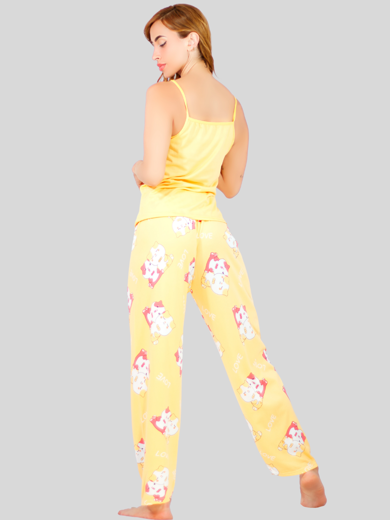 Foto 3 | Pijama de Pantalón y Blusa Pij-086 con Estampado para Mujer