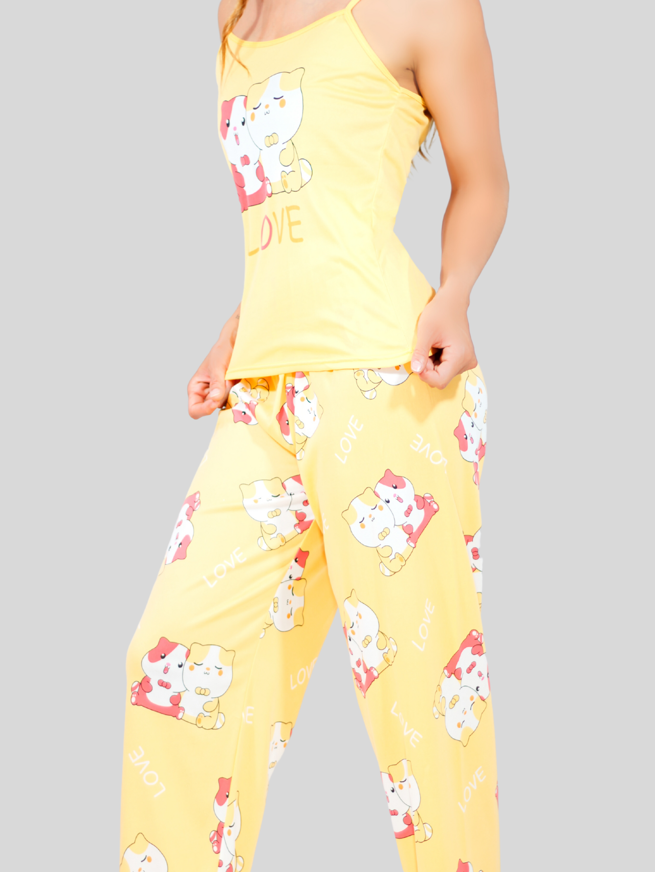 Foto 5 | Pijama de Pantalón y Blusa Pij-086 con Estampado para Mujer