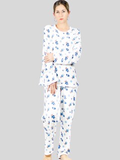 Foto 2 | Set De 2 Pijamas Afelpadas Mujer Polar Pantalón Pij-035-d52/53 Sudadera Ropa Invierno