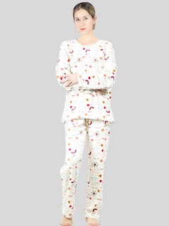 Foto 2 | Set De 2 Pijamas Afelpadas Mujer Polar Pantalón Pij-035-d54/55 Sudadera Ropa Invierno