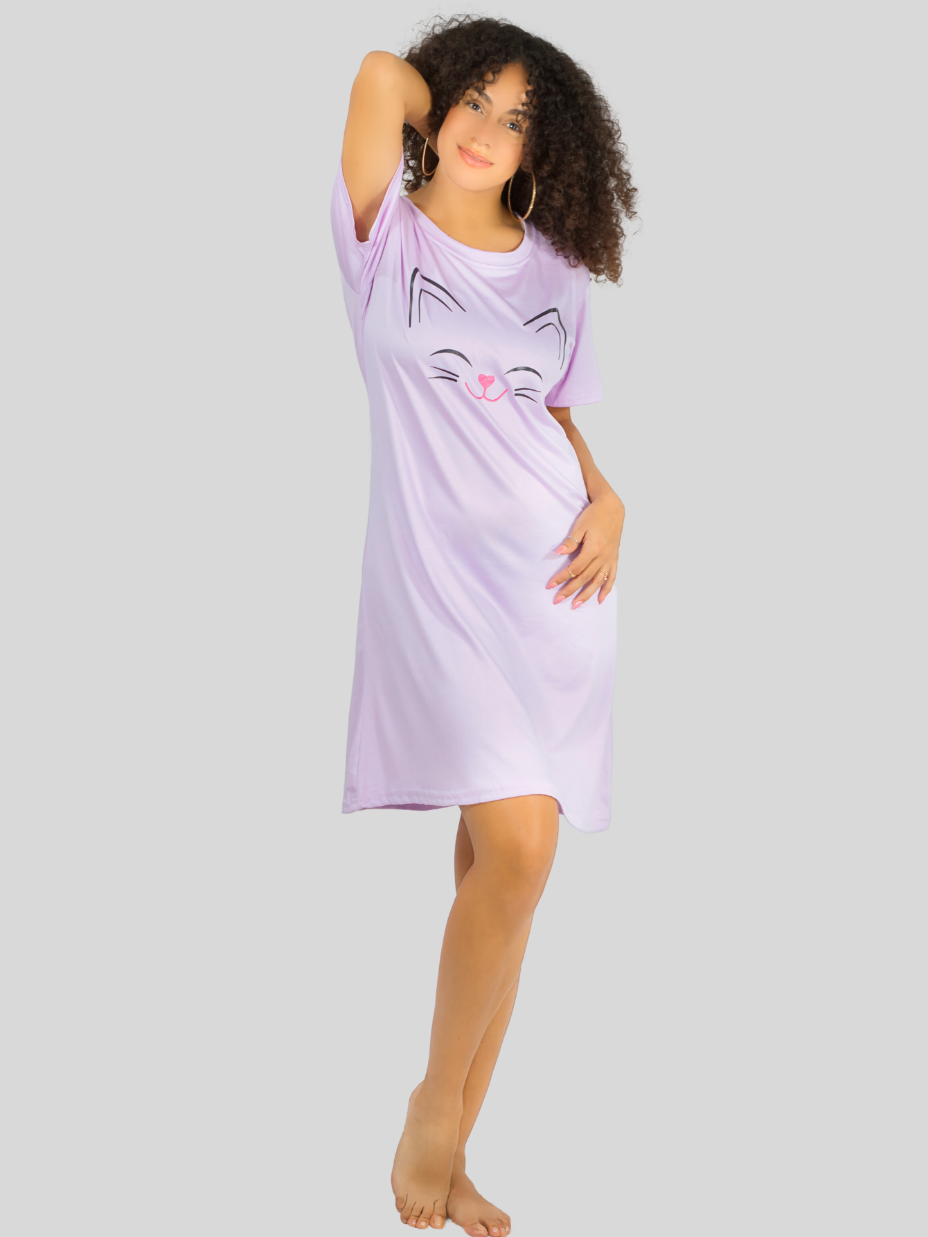 Foto 3 pulgar | Camison Para Dormir Mujer Pijama Aesthetic Batas Pij-08-2 D36 Dama Bluson