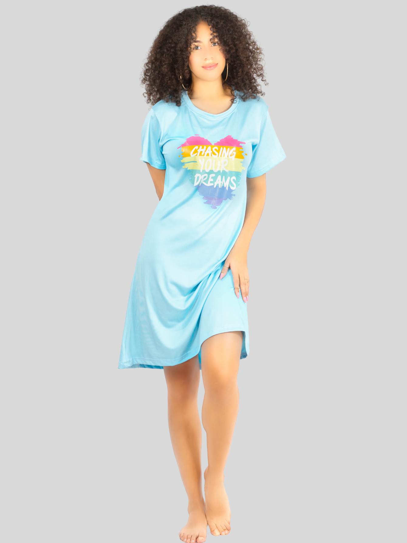 Foto 6 pulgar | Camison Para Dormir Mujer Pijama Aesthetic Batas Pij-08-2 D31 Dama Bluson