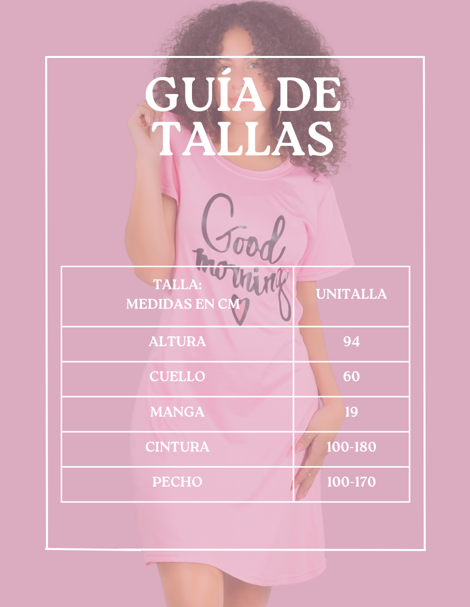 Foto 8 pulgar | Camison Para Dormir Mujer Pijama Aesthetic Batas Pij-08-2 D31 Dama Bluson