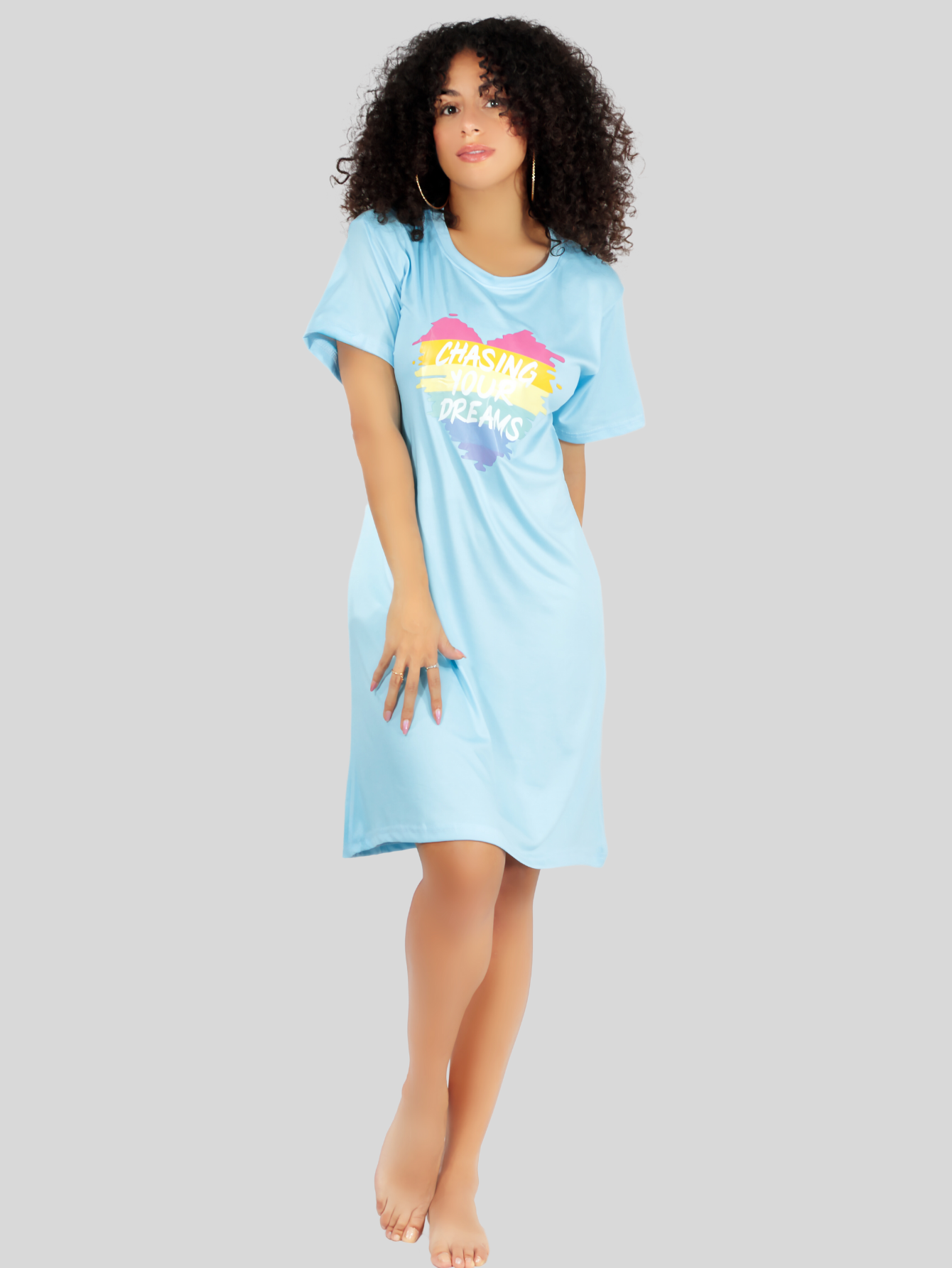 Foto 2 | Set De 2 Camisones Para Dormir Mujer Pijama Aesthetic Batas Pij-08-2 D31 Y D32 Dama Bluson