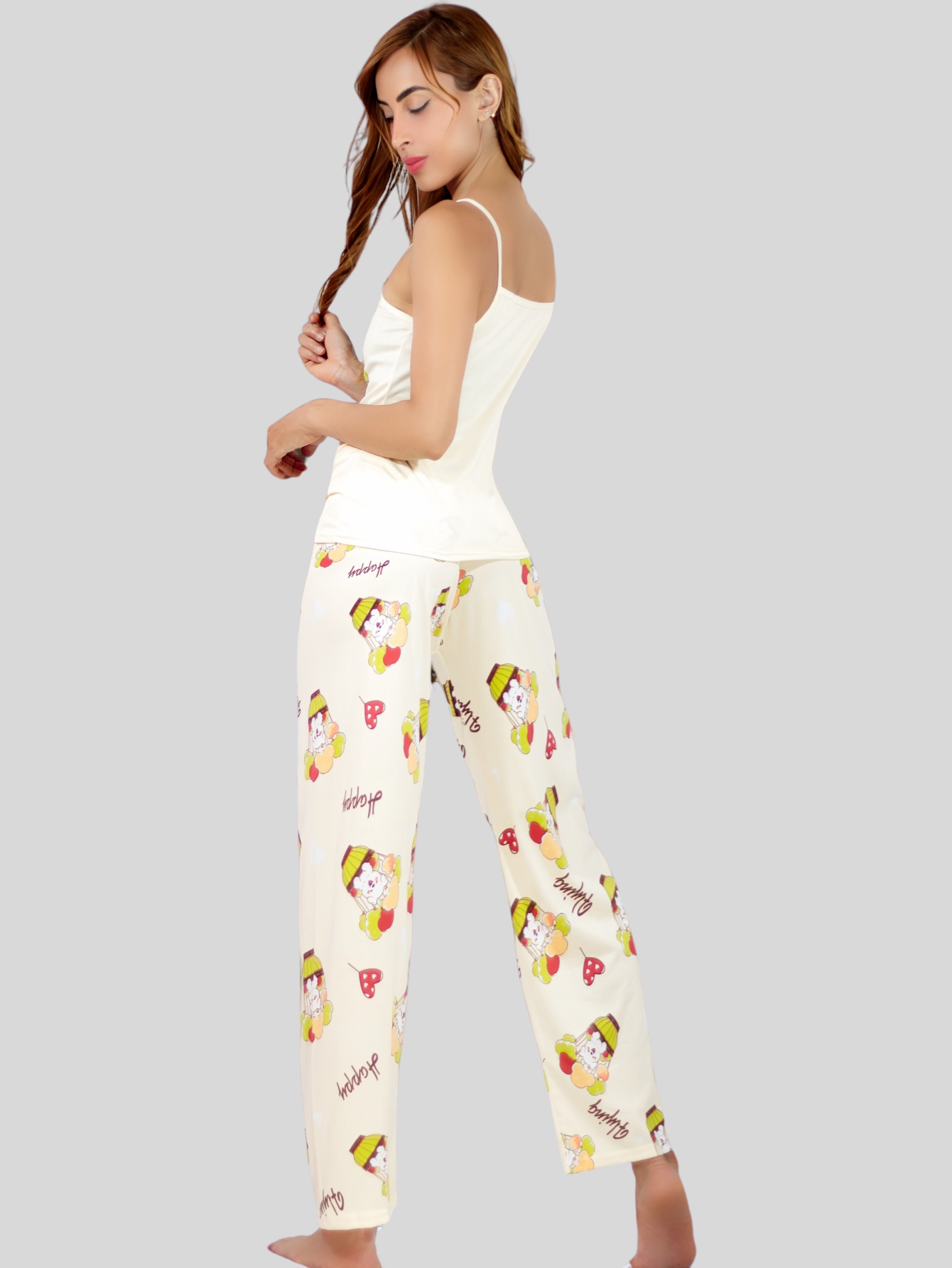 Foto 4 pulgar | Set De 2 Pijama De Short Y Pants Mujer Ropa De Dormir Pij-085-086 D4/d3 Aesthetic