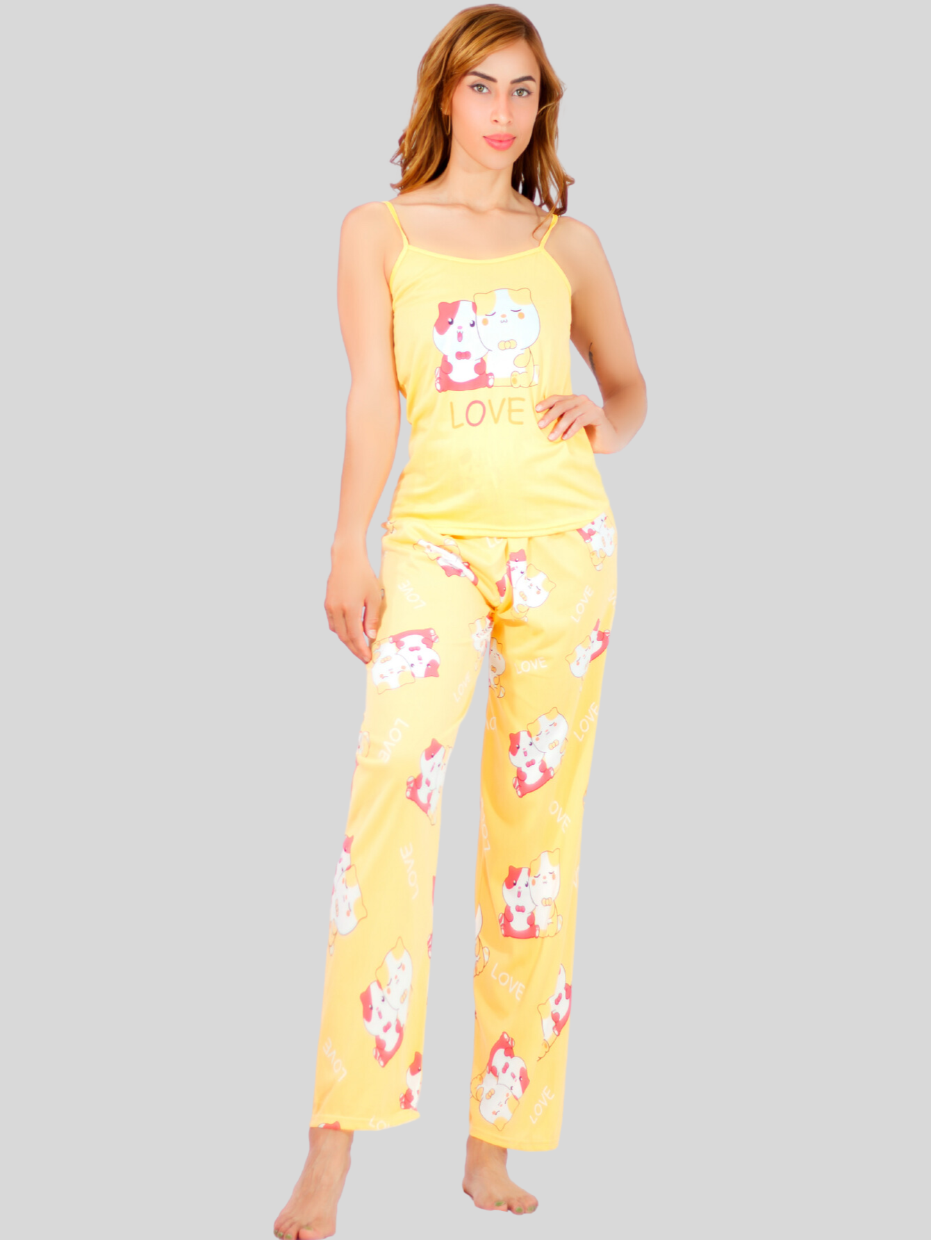 Foto 2 | Set De 2 Pijama De Short Y Pants Mujer Ropa De Dormir Pij-085-086 D10/d9 Aesthetic