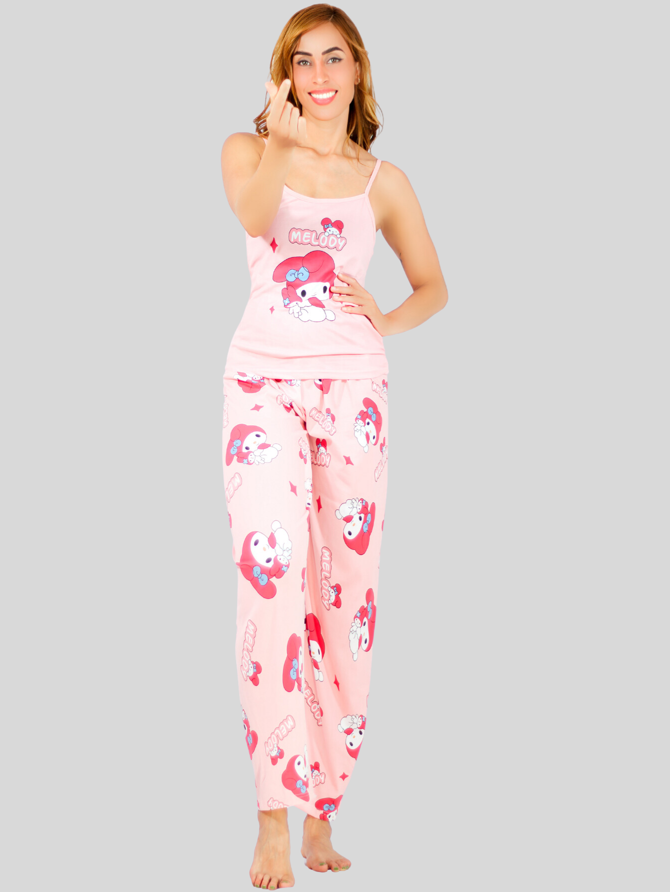 Foto 4 | Set De 2 Pijama De Short Y Pants Mujer Ropa De Dormir Pij-085-086 D5/d6 Aesthetic